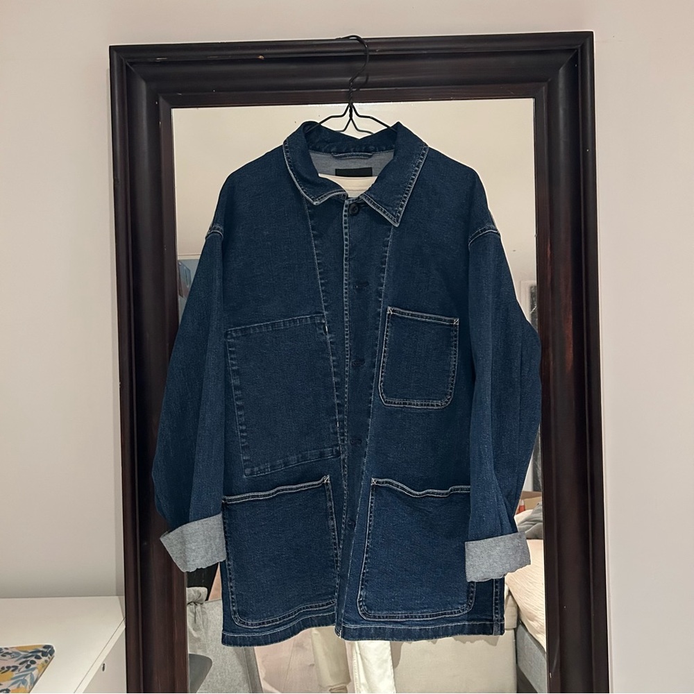 Japanese style Dark Blue Denim Jacket